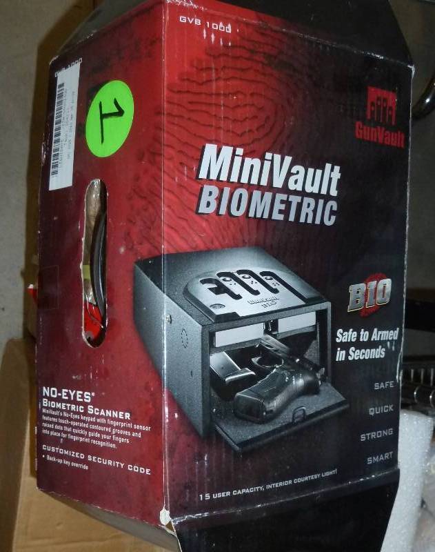 lot 1 image: GunVault GVB1000 Biometric MultiVau...