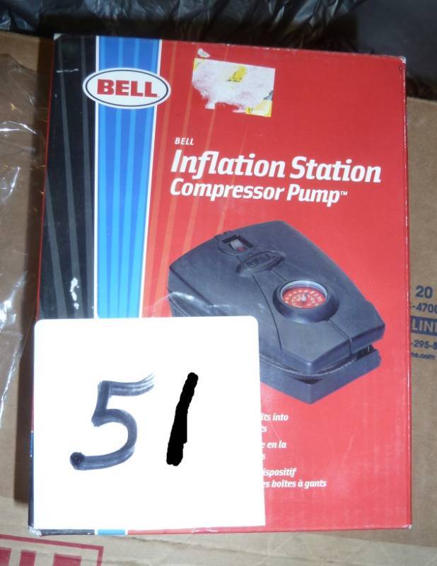 lot 51 image: inflation pump for air mattresses e...