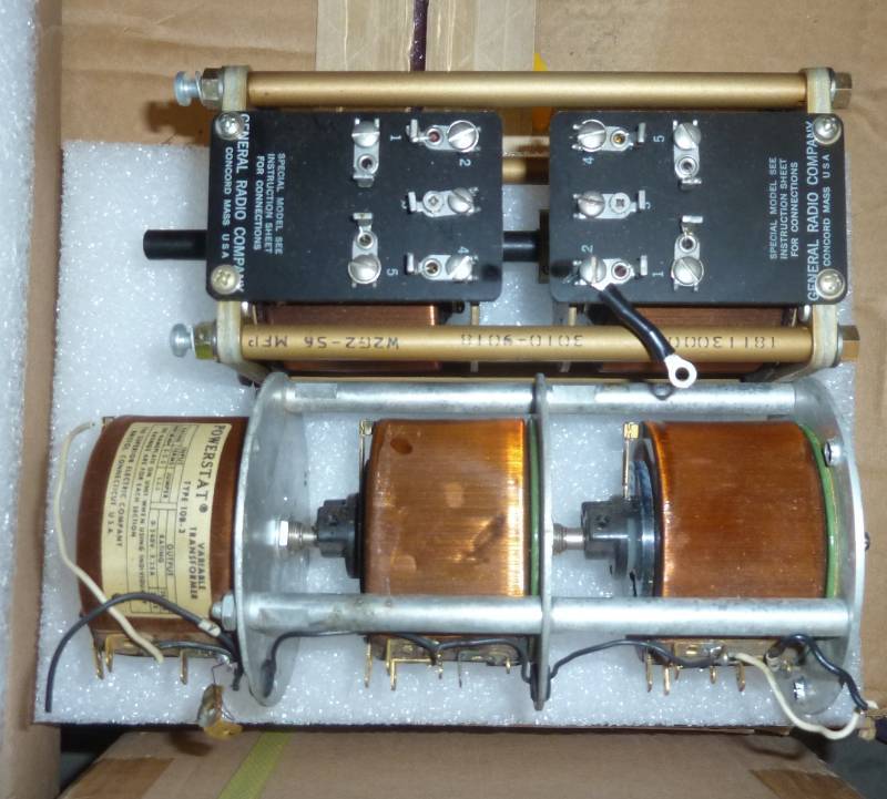 lot 56 image: 2 variable transformers Powerstat a...