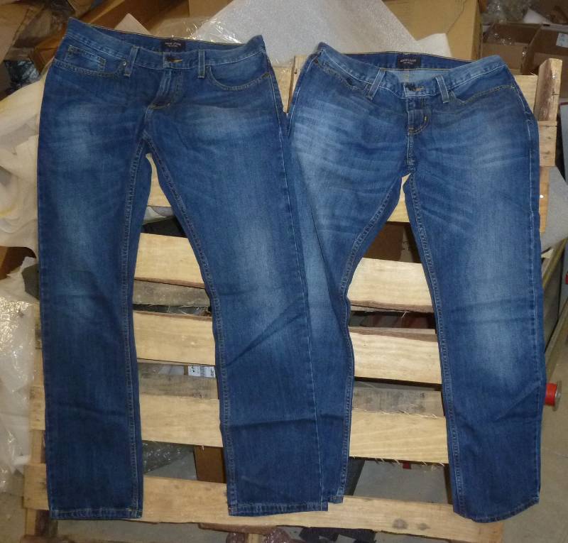 lot 122 image: Two New pair of Adam Levine Jeans P...