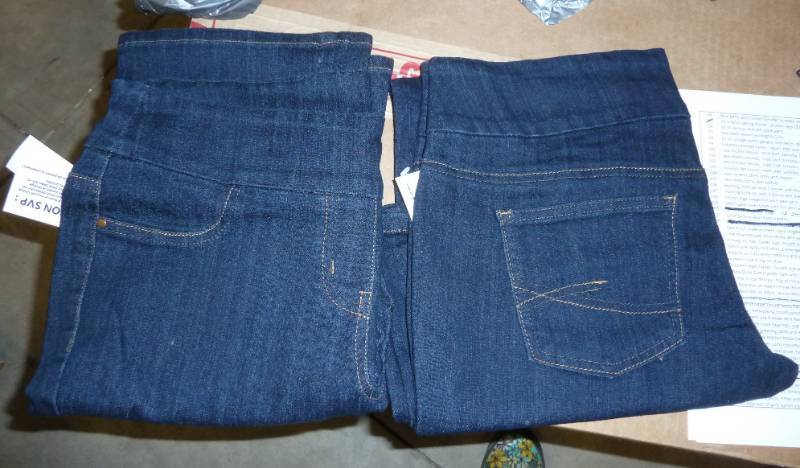 lot 126 image: 2 new pair of ladies stretch band p...