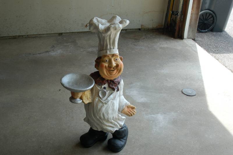 lot 72 image: Chef Statue