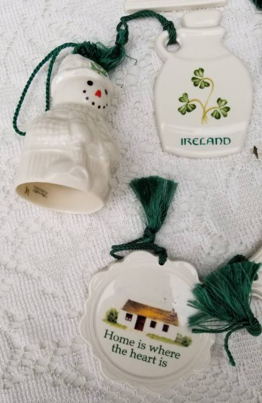 lot 53 image: Collection of Irish Belleek Ornaments
