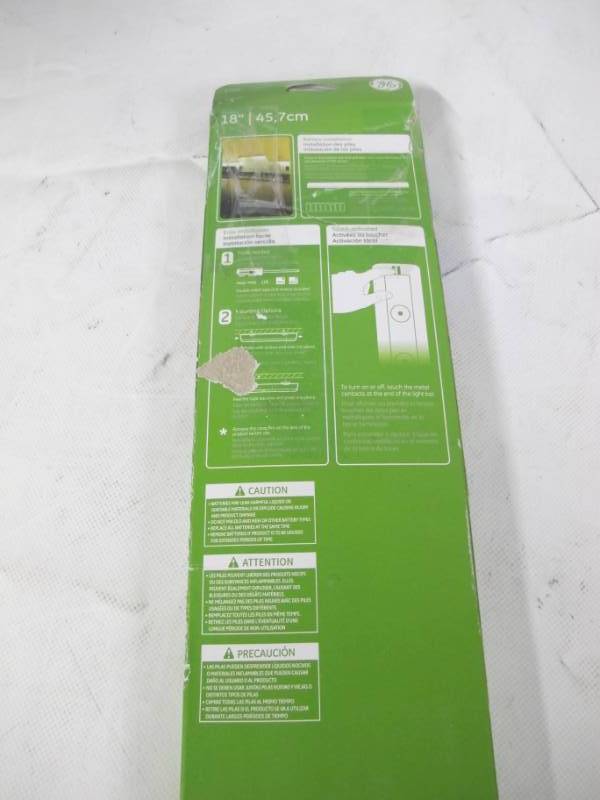 lot 4 image: GE Jasco 27510 18 Inch Battery Operated Under Cabinet LED Light Fixture - LED LGT Fixture