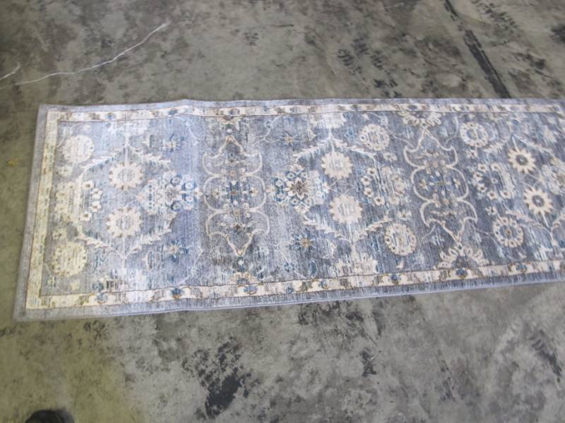 lot 35 image: Gertmenian Anton Umbra Runner Rug - 26 x 72  - Drumore Gray