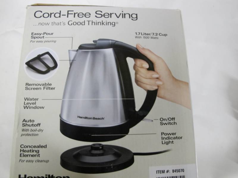 Stainless Steel Electric Kettle - 1.7 Liter - 40989