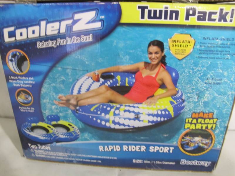 lot 55 image: CoolerZ Rapid Rider Sport, Twin Pack, 53 Party floats