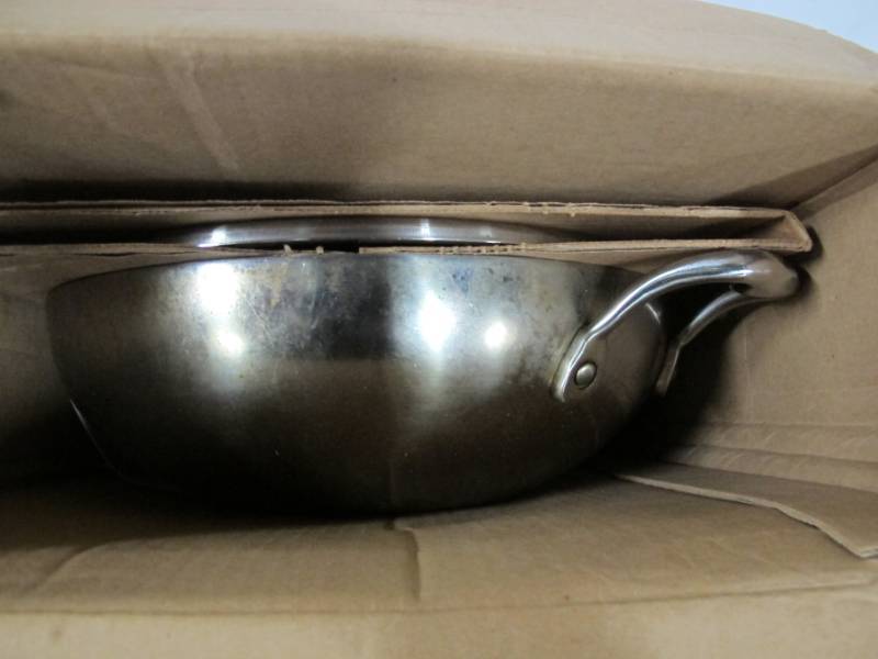 lot 75 image: Masterclad Pro Series-Plus TI-3 Five Quart Wok - USED