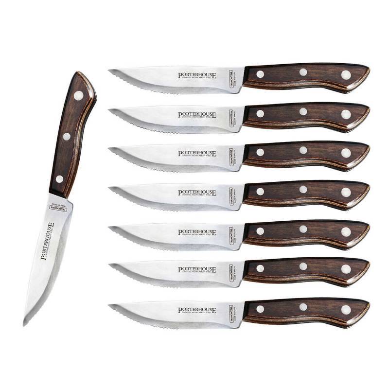 lot 51 image: Tramontina Porterhouse Steak Knives, 8-pack