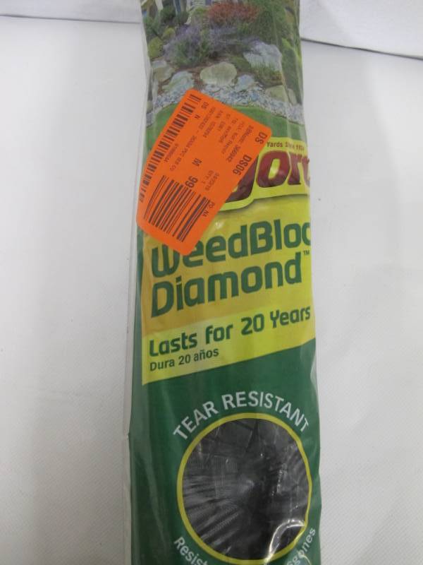lot 14 image: NEW Vigoro 3 ft. x 50 ft. WeedBlock Weed Barrier Landscape Fabric with Microfunnels