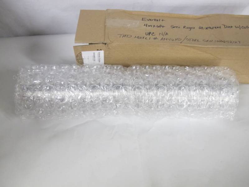 lot 21 image: Everbilt 4 in. x 6 ft. Semi-Rigid Aluminum Duct with Collars