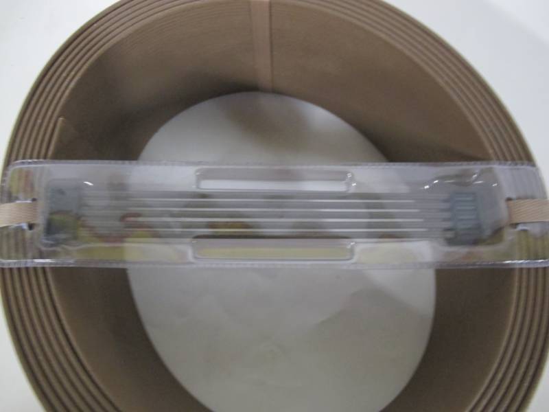 lot 3 image: Vigoro 20 ft. Premium Brown Composite Edging with Depth Indicator - NEW