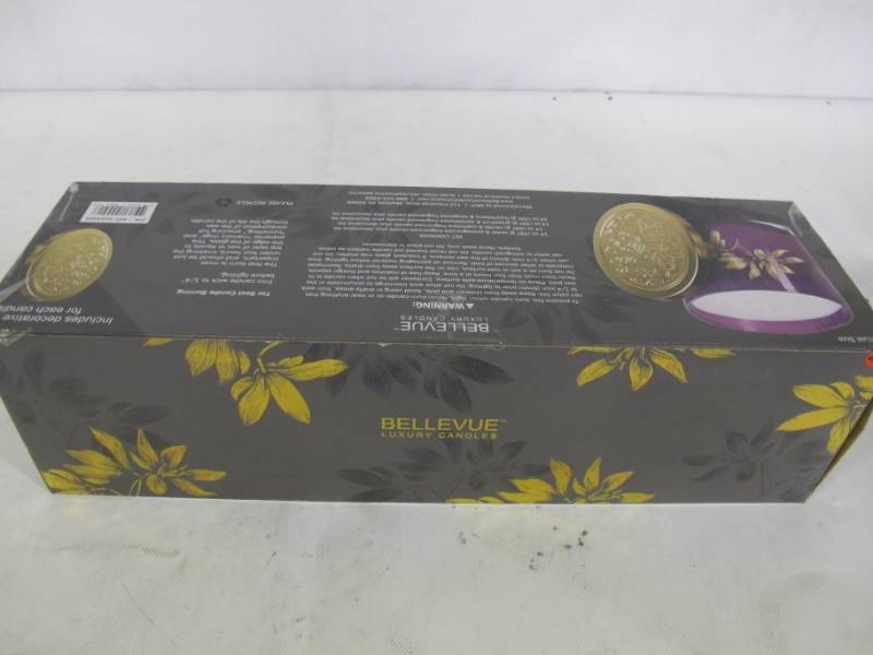 lot 149 image: Bellevue Luxury 4 Piece Scented Candle Set - 14 oz. Each - Artisan Fragrances