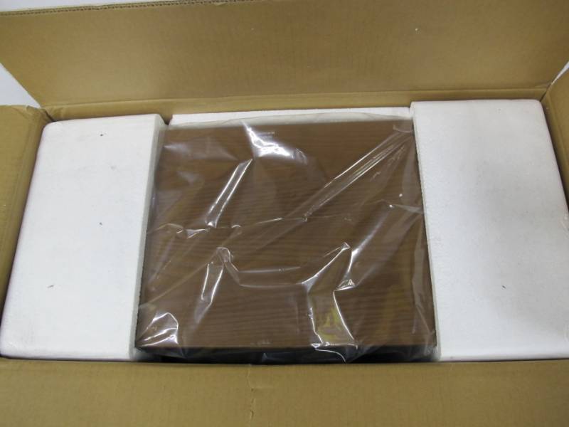 lot 66 image: Lifesmart Compact Infrared Space Heater Fireplace w Flame Effect - NEW