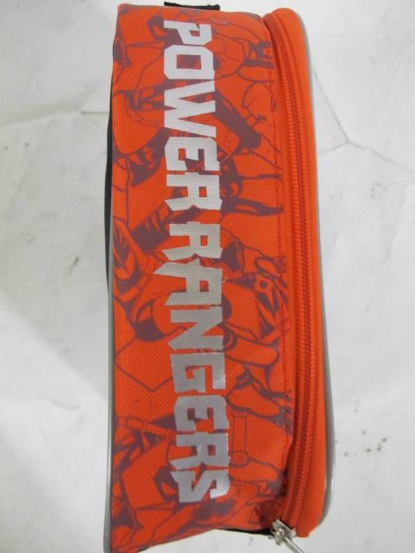 lot 18 image: Sabans Power Rangers Ninja Steel Childs Lunch Box - RED - NEW