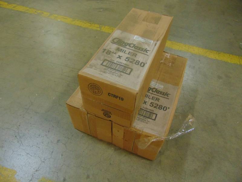 lot 605 image: ClingClassic Miler Film Roll 18 x 5280 3 Pack 33201800