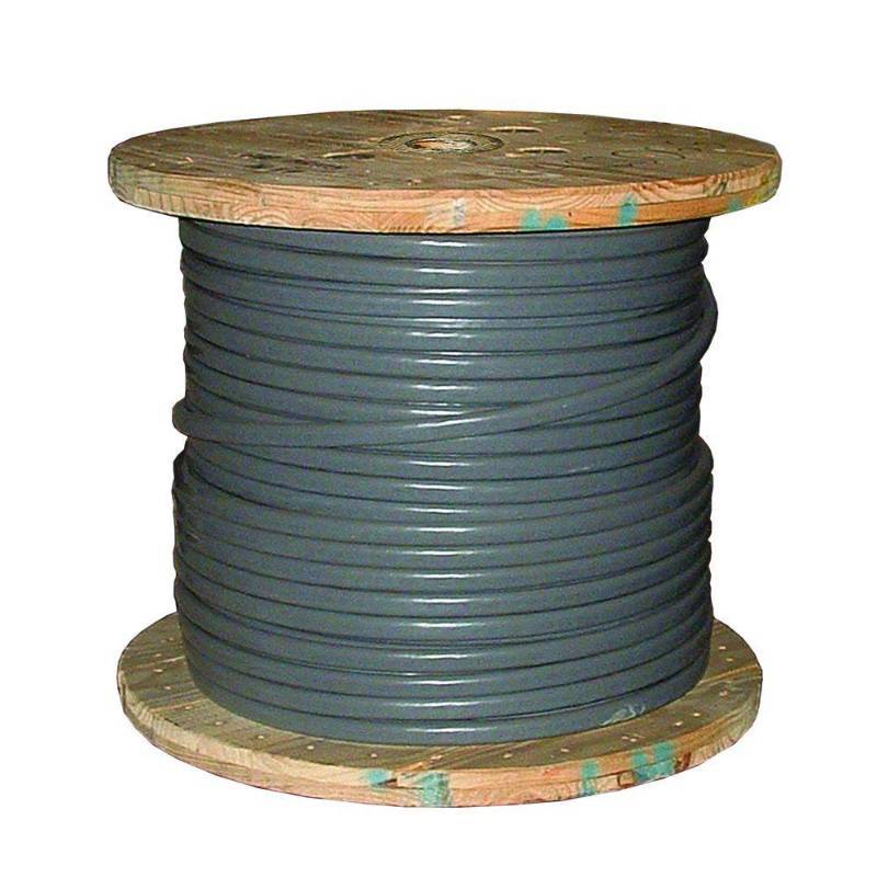 lot 8 image: Southwire 500 ft. 2-2-4 Gray Stranded AL SEU Cable, 13095515