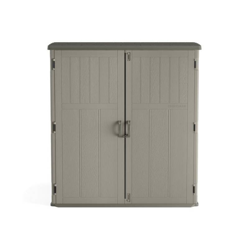 lot 12 image: CRAFTSMAN (Common 4-ft x 6-ft Actual Interior Dimensions 5.46-ft x 3.21-ft) Storage Shed BMSC6250 - Hole in Roof Panel - See Photo.
