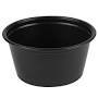 lot 189 image: SOLO B200EN Souffle Portion Cup, Black, 2 oz., 2500Case (25010 Sleeves)