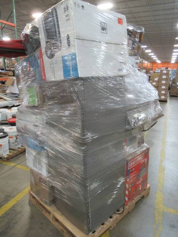 lot 253 image: WHOLESALE MIXED PALLET OF RETURNS - APPLIANCES, SMALL HOUSEWARES, TOOLS AND MORE