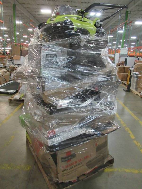 lot 254 image: WHOLESALE MIXED PALLET OF RETURNS - SMALL HOUSEWARES, TOOLS AND MORE