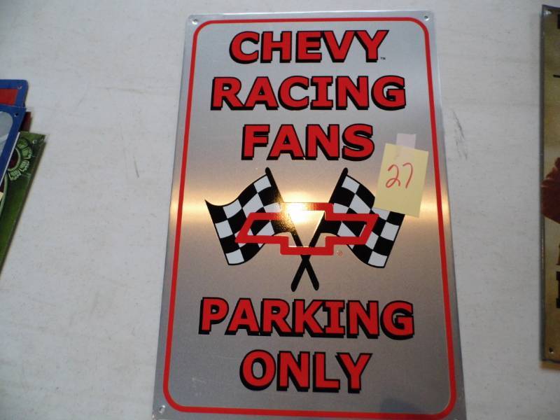 lot 27 image: Chevy Sign