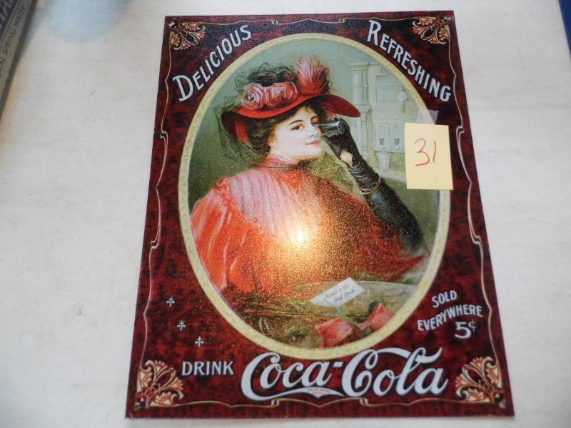 lot 31 image: Coke Sign