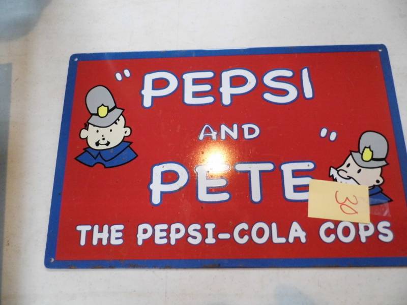 lot 30 image: Pepsi Sign