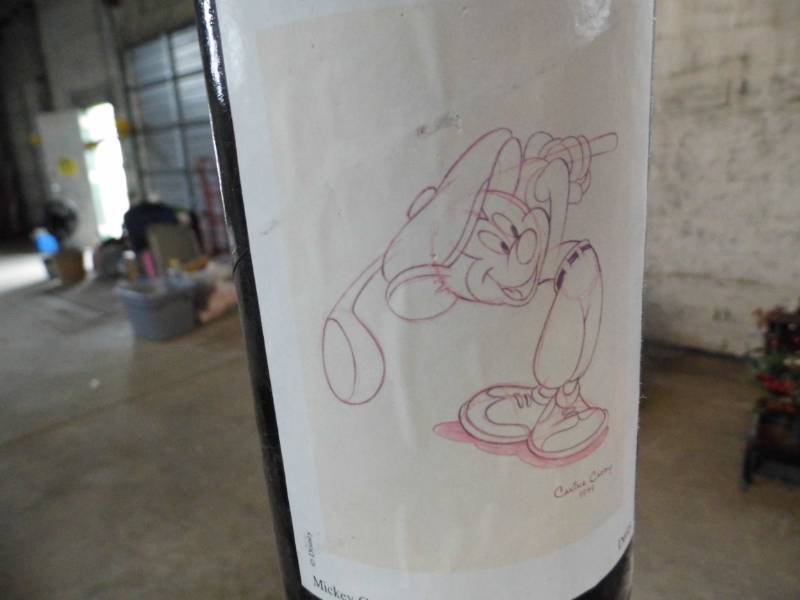 lot 34 image: Mickey Golfing Poster