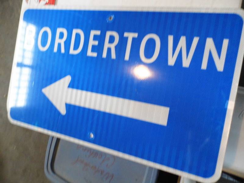lot 38 image: Bordertown Street Sign