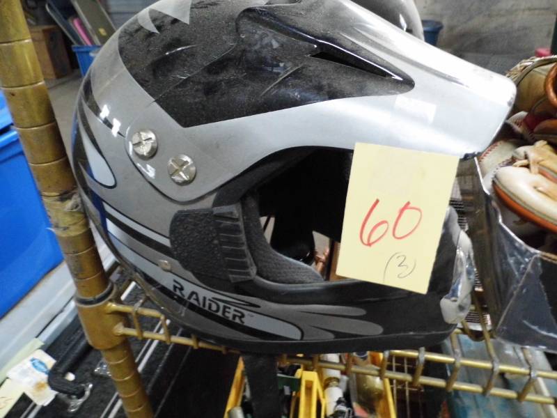 lot 60 image: Raider Helmets