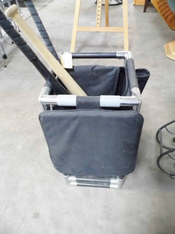 lot 125 image: Baseball Hats - Rolling Bat Holder