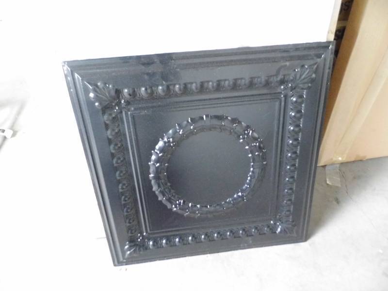 lot 183 image: Package of 15 New Tin Ceiling Tiles