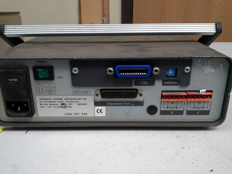 lot 27 image: Automatic Systems Labratories Ltd. Power Supply, Endevco Charge Amplifier 2735