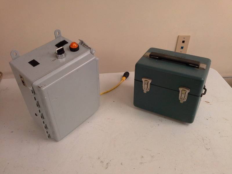 lot 32 image: Monroe Electronics Inc. Electrostatic Fieldmeter, Industrial Control Panel Enclosure