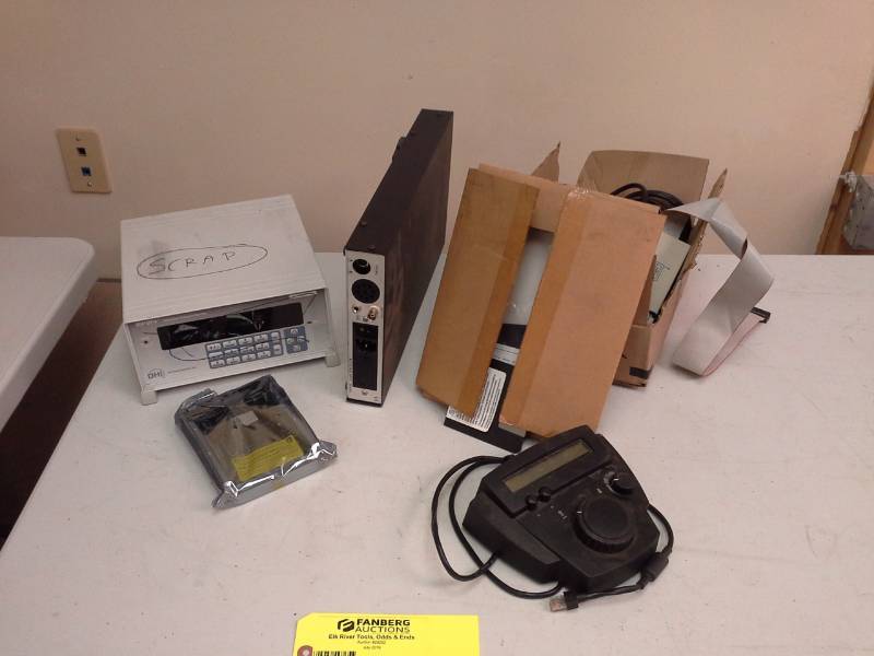 lot 33 image: Metcal Convection Rework System Controller QX2-CT, Seagate Software, Cell-Con and Other Power Cords, Monroe Electronics Iosprobe Electrostatic Voltmeter,  Probe Machine, DHI Instruments Reference Pressure Monitor RPM4 A350Ks