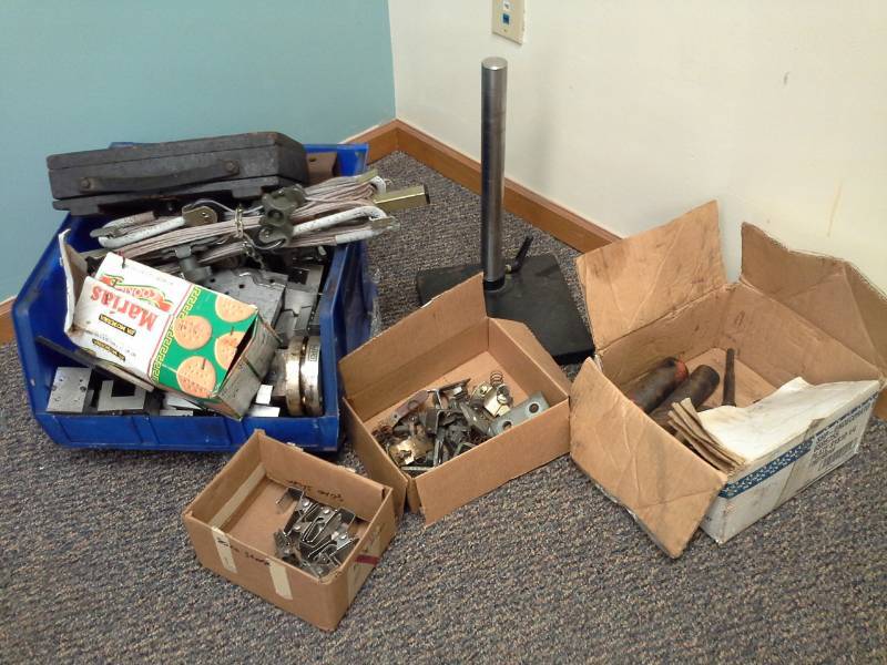 lot 63 image: Lot of (3) Misc. Hardware, Drill Bits, Tie-Down Straps, Mounting Plate