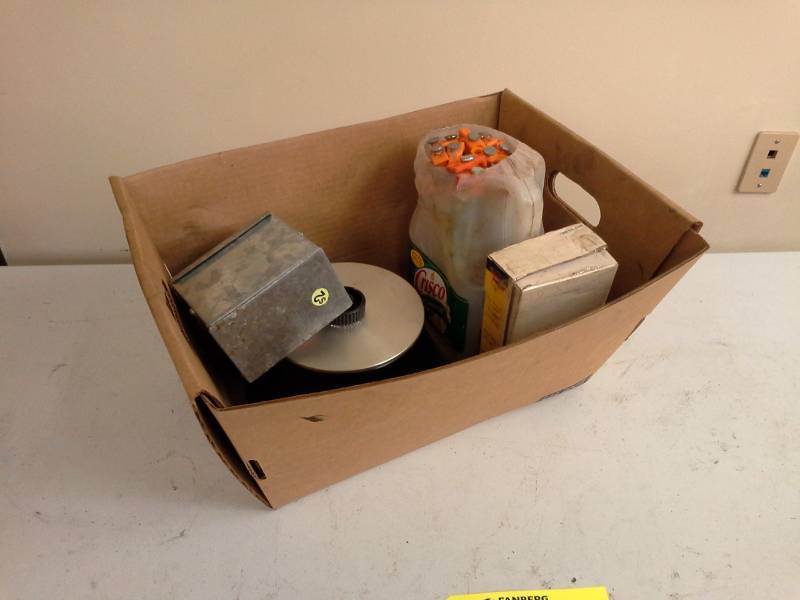 lot 64 image: Stainless Steel CableAluminum Anchor Ground Anchors, Little Birdie Bird Feeder, Centrifuge Body