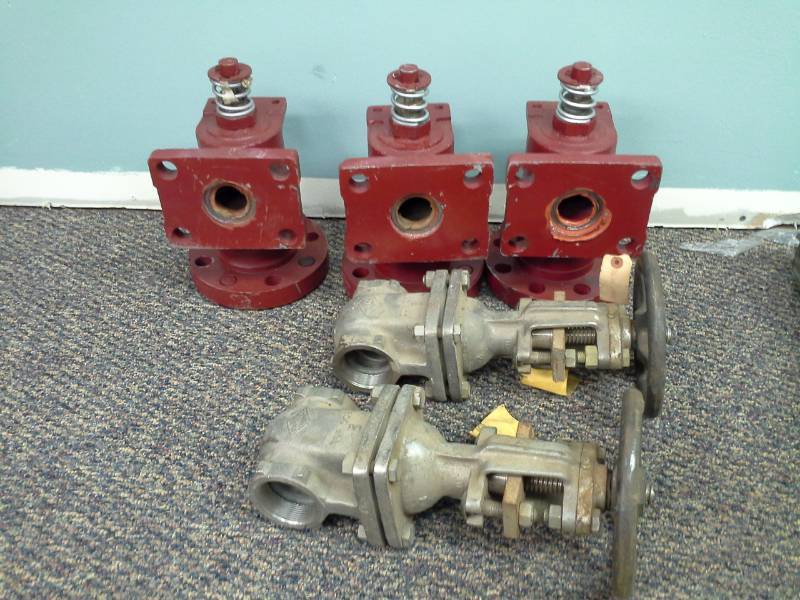 lot 65 image: Lot of (5) Jenkins Valve Assemblies with Teflon Seals
