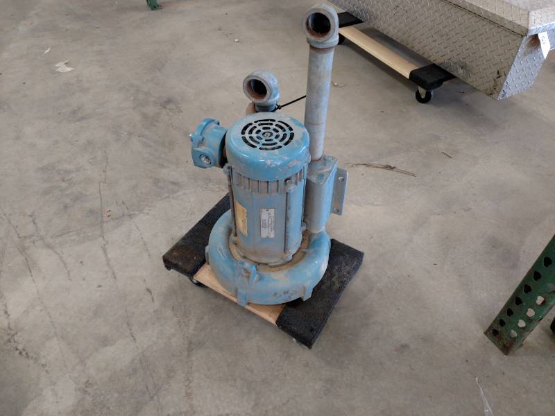 lot 55 image: EG&G Rotren 1 12 hp Centrifugal Pu...