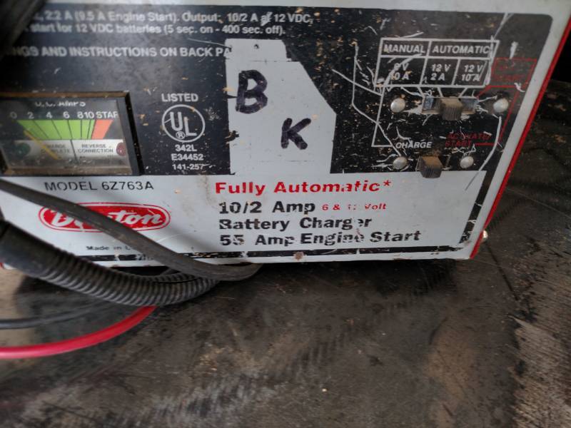 lot 67 image: Dayton 55 Amp Battery Charger, Work...