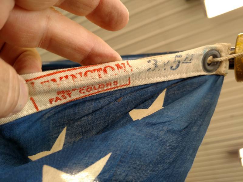 lot 78 image: Lexington 48 Star American Flag...