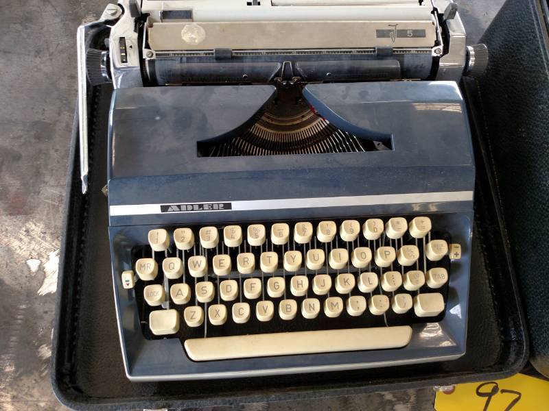 lot 97 image: Adler Portable Typewriter...