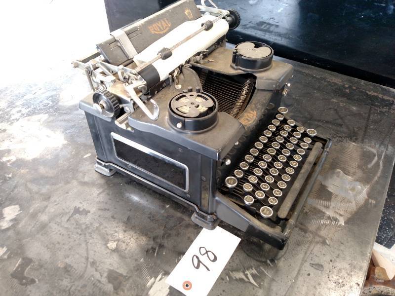 lot 98 image: Royal Typewriter, # SX-1001840...