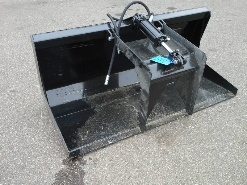 60 Single Grapple Bucket - Solid Bottom (Skid Steer Attachment)