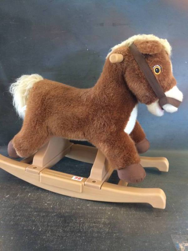 lot 38 image: Childs Rocking Horse