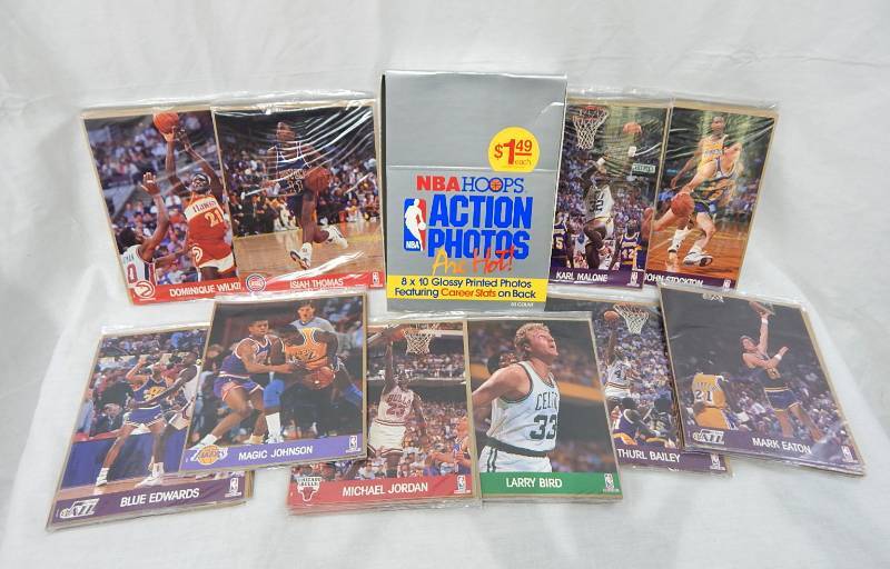 lot 6 image: Lot of New Vintage NBA Hoops Action Photos