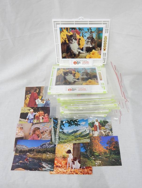 lot 8 image: Lot of New Vintage Kitten Theme Thermometer Calendars with Bonus Art