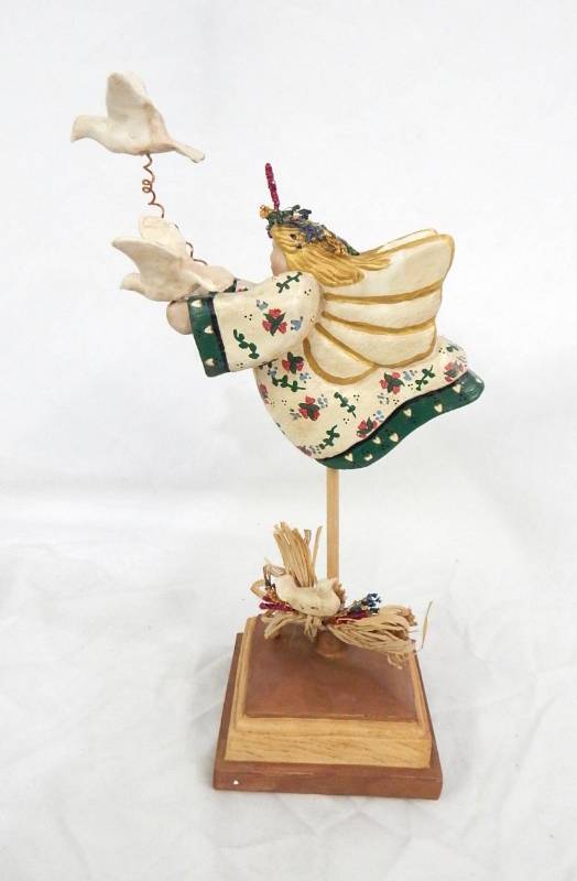 lot 95 image: Case of New Angel Music Box Figures - Plays Wind Beneath My Wings
