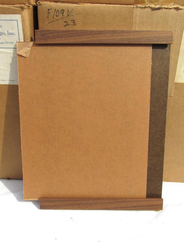 lot 69 image: Case of New Vintage Wood Print Picture Frames